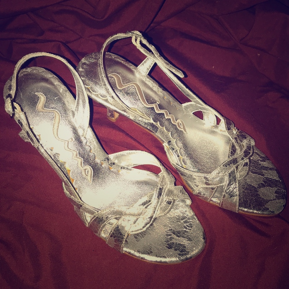 Silver Nina Sandals